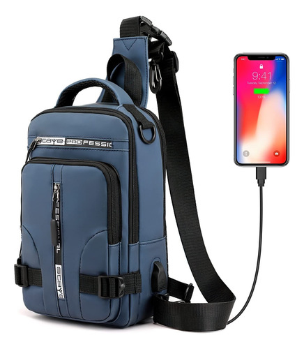 Mochila De Hombro, Bolsa Pecho Mochila Cruzada Pecho Mochila