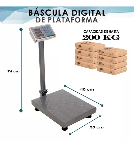Báscula industrial de plataforma digital NEP-150 con barandal - BÁSCULAS  NOVAL
