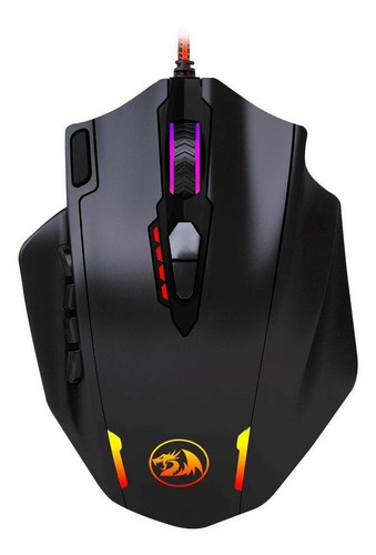 Mouse Gamer Redragon Storm Impact M908 Black