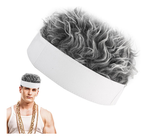 Visera Con Pelo Para Hombre Sombrero Con Peluca De Pelo Con