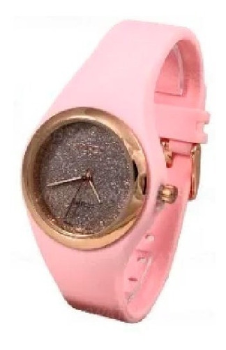 Reloj Knock Out Mujer Dama Fashion Silicona Combinado 8499