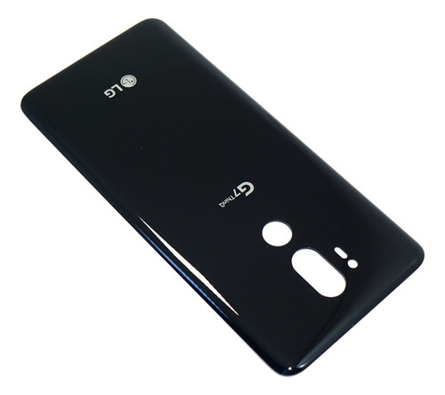 Tapa Trasera Cristal Para LG G7 Thinq G7 Plus Adhesivo Negro