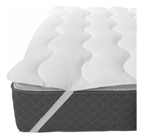 Pillow Top Protetor Colchão Cama King Toque Macio Conforto