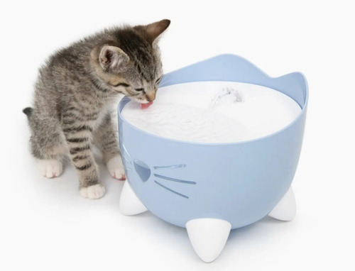 Bebedero Para Gatos Fuente Automática Catit Pixi 2L Azul