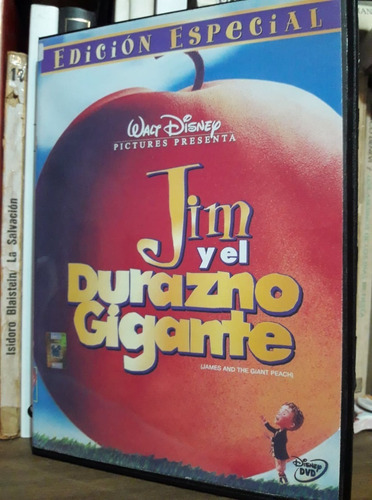 Jim Y El Durazno Gigante Dvd Roald Dahl Tim Burton Retro