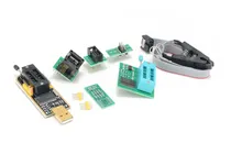 Comprar Kit De Programador Usb Ch341a Con Clip Sop8 Eeprom Burner Bi