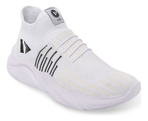 Tenis Deportivo Blanco Hombre Calcetín