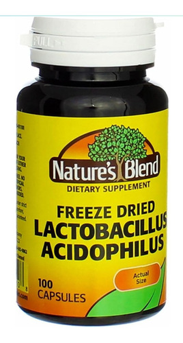 Probiotico Lactobacilus Acidophilus 100 Millones Stock