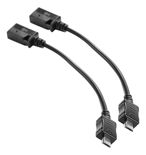 Imagen 5 de 7 de 2 Unds Adaptadores De Micro Usb Macho A Hembra Accesorios