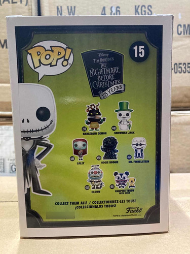 Jack Skellington 15 Nightmare Christmas Exclusive Funko Pop