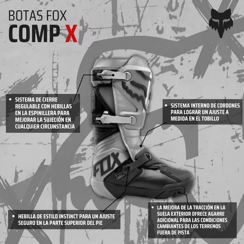 Fox Racing Botas de motocross Comp X para hombre