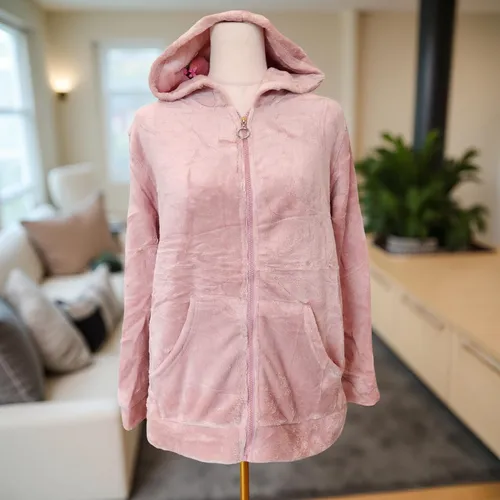 Campera Capucha Peluche Teddy Osito Abrigo Plush