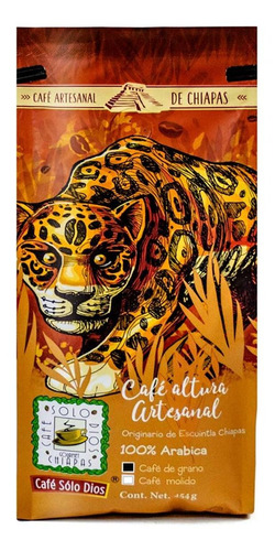 Café Café Solo Dios Jaguar Grano 454g