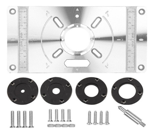 Placa Inserción De Aluminio Para Ruteadora 12cmx23cm