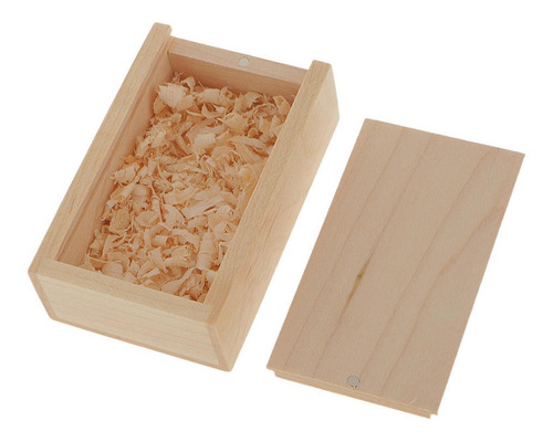 Imagem 4 de 6 de Maple Cuboid Com Caixa De Madeira Usb Flash Drive Caneta De