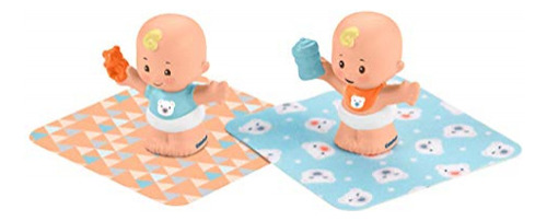 Set De Figuras Fisherprice Little People Snuggle Twins