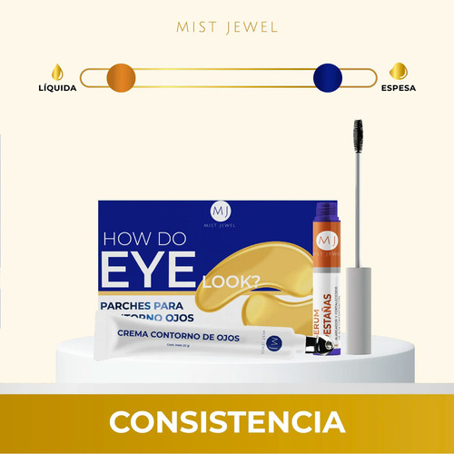 Kit Belleza En Tu Mirada | Contorno Ojos Pestañas Y Ojeras