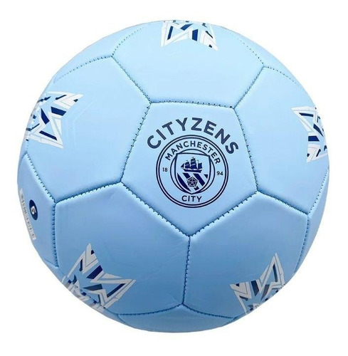 Imagen 2 de 4 de Pelota De Futbol Nº5 Oficial Manchester City Original