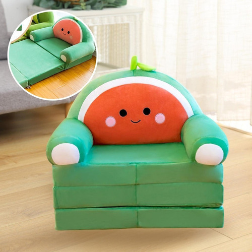 Sofá Plegable For Niños Pequeños, Sillón, Funda Lavable