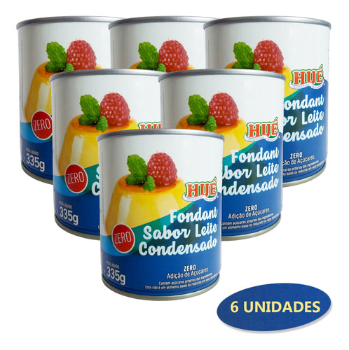 Leite Condensado Diet E Sem Glúten 335g - Hué -  6 Unidades