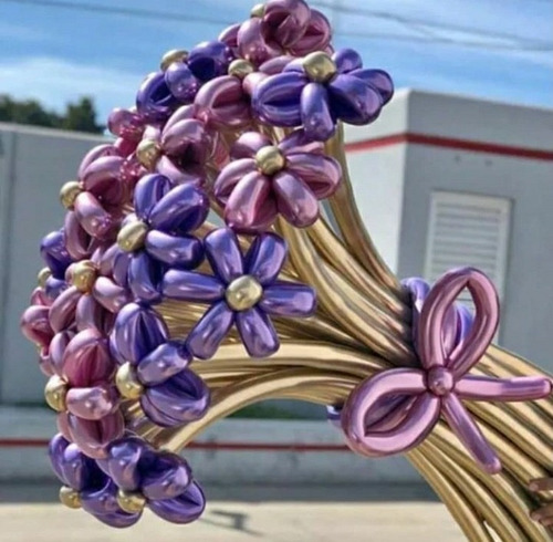 Globos Mil Figuras Metalizados Paquete X 50 Unidades Decorar
