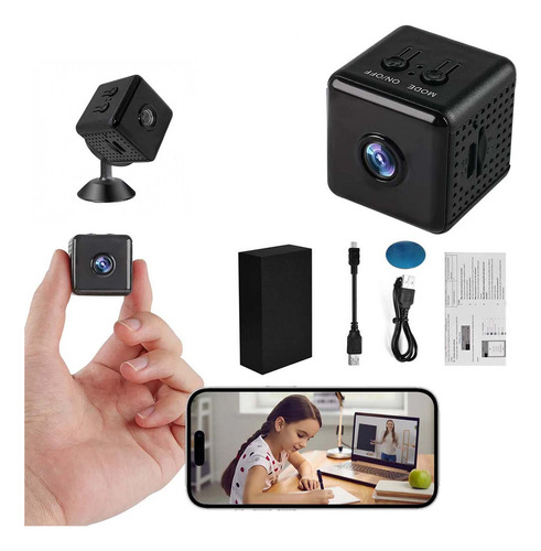 Mini Cámara Espía Full Hd 1080p Wifi Cámara De Seguridad Batería Recargable Mini Cámara De Visión Nocturna