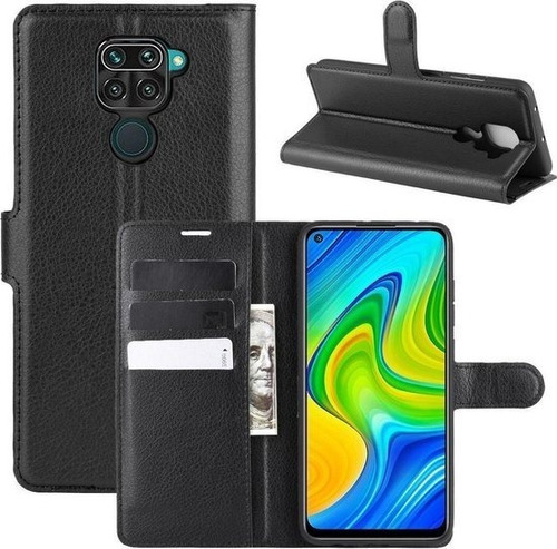 Funda Con Tapa Flip Cover Librito Para Xiaomi Redmi Note 9 