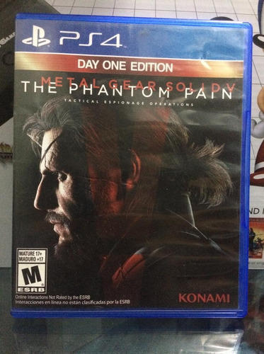 Metal Gear Phantom Pain Ps4. Boleta Y Garantía, Envíos