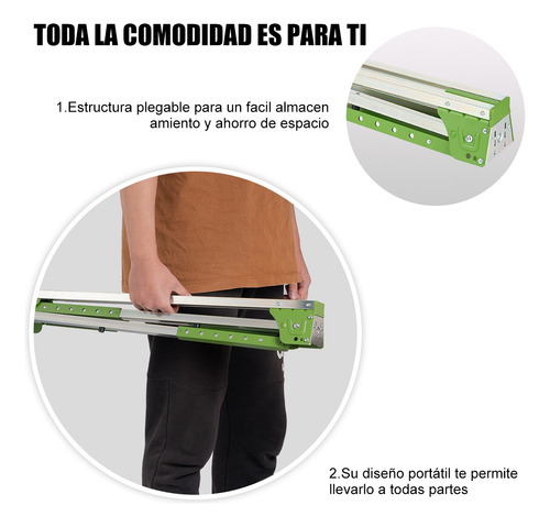 2 Burros/mesa De Trabajo Multiusos Carga 600kg Stanew Sh001