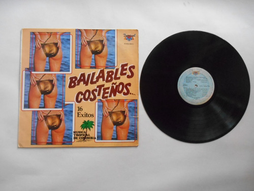 Lp Vinilo Bailables Costeños 16 Éxitos Varios  Colombia 1990