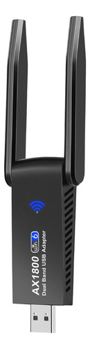 Adaptador Wifi Usb 1800 Mbps Compatible Con Win11/10/7 2,4