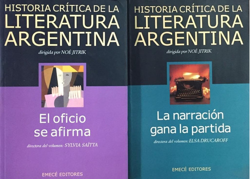 Historia Critica De La Literatura 9 + 11 - Drucaroff Saitta