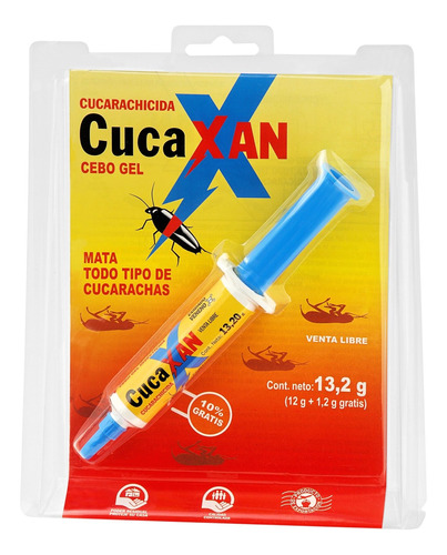 Jeringa Cebo Gel Cucaxan Matacucarachas 12gr