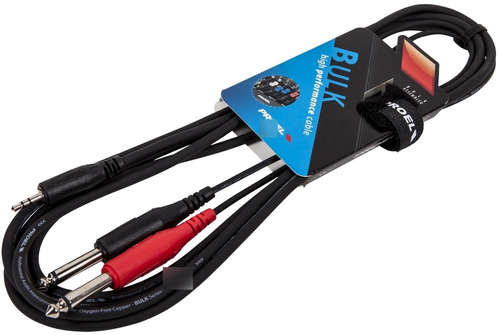 Cable Proel Plug 3.5 Stereo A 2 Plug 6.5 Mono 3 Metros - Cuotas