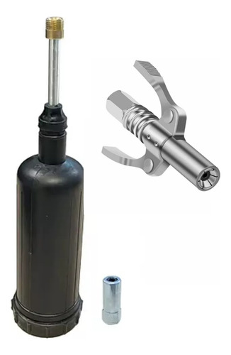 Bomba Manual Graxa 150 Grama E Óleo + Bico Graxeiro