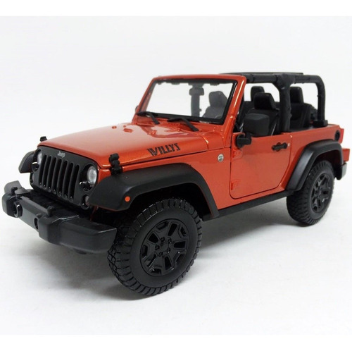 Miniatura Carro Jeep Wrangler (2014) - Cobre - 1:18 - Maisto Cor Cobre