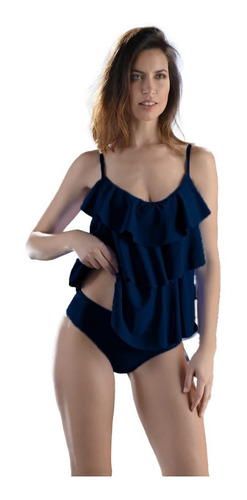 Tankini Marymar Con Volados Talles Grandes