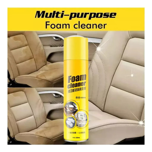 Aerosol Limpiador De Espuma Para Automóviles, 4 Unidades