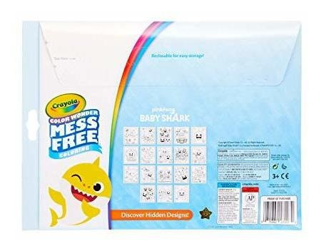 Crayola Baby Shark Coloring Pages, Color Wonder, M
