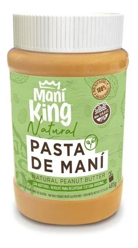 Mani En Pasta Natural 485gr -mani King- Sin Tacc 