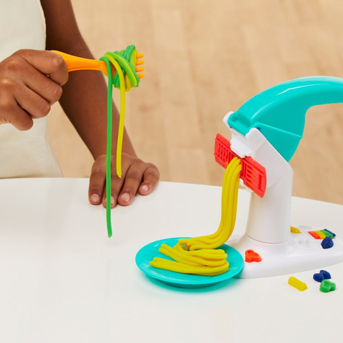 Massinha Play Doh Macarrão Mágico - Hasbro F3465 Cor AZUL, VERDE, AMARELO E VERMELHO