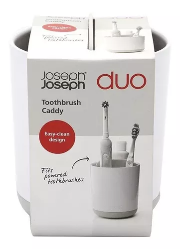 Portacepillo de dientes de 3 secciones EasyStore – Joseph Joseph
