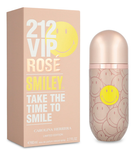 212 Vip Rose Smiley 80ml Edp Spray