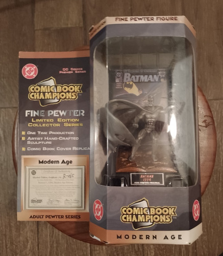 Batman Comic Book Champions Pewter Limited 1997