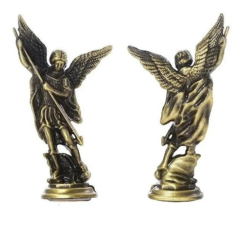 Figura San Miguel Arcangel Metal 8cm // Altar // Proteccion+