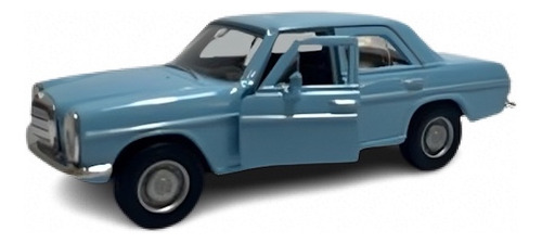 Mercedes Benz 220. Auto Miniatura Welly Escala 1:34- Celeste