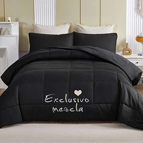 Exclusivo Mezcla Juego De Edredón Reversible Ligero De 3 Pie