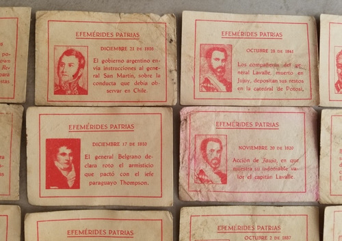 Imagen 6 de 6 de Figuritas Cigarrillos Imparciales Efemérides Patrias. 55270
