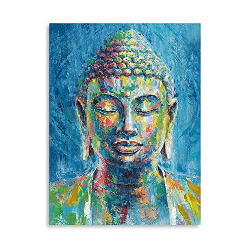 Arte De Pared De Lienzo Buda Azul