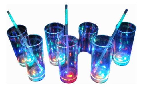 60 Vasos Luminosos 3 Led  Super    E C O N O M I C O